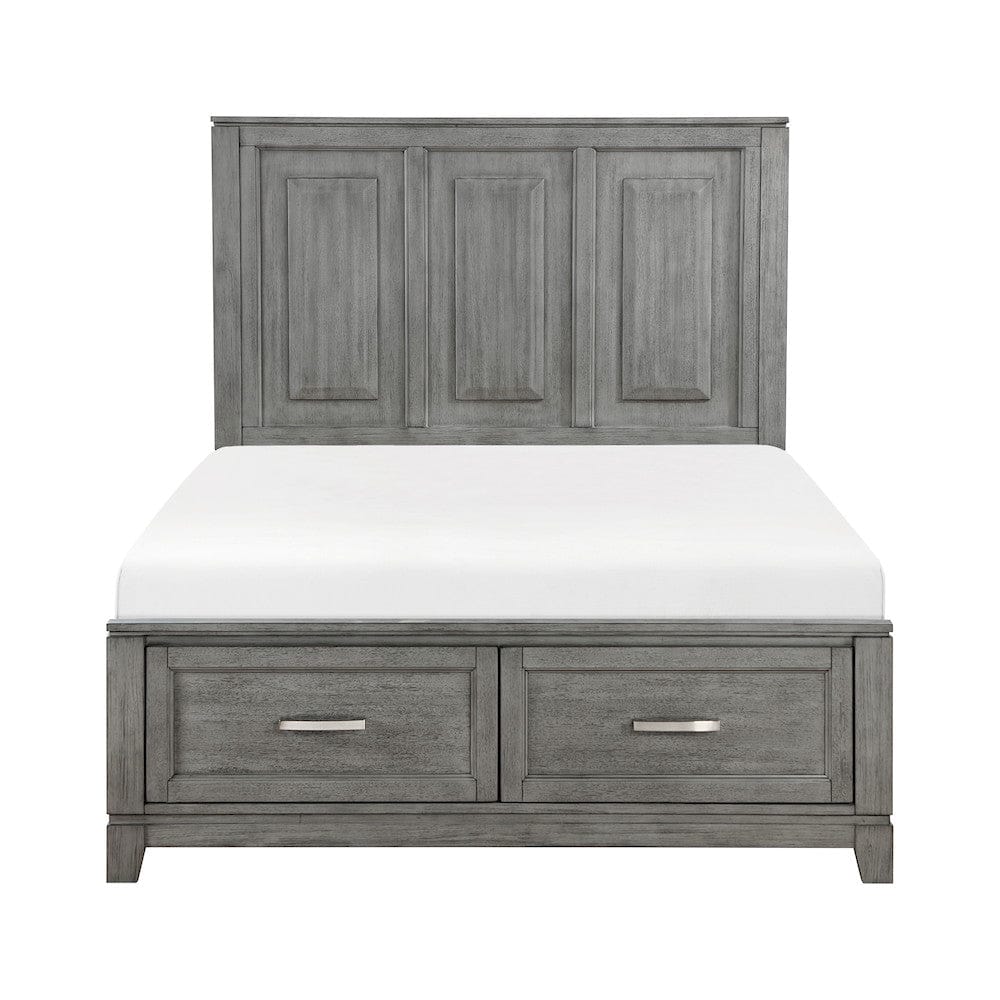 Homelegance  - Garretson Full Platform Bed W/ Footboard Storage - 1450F-1x  view 7