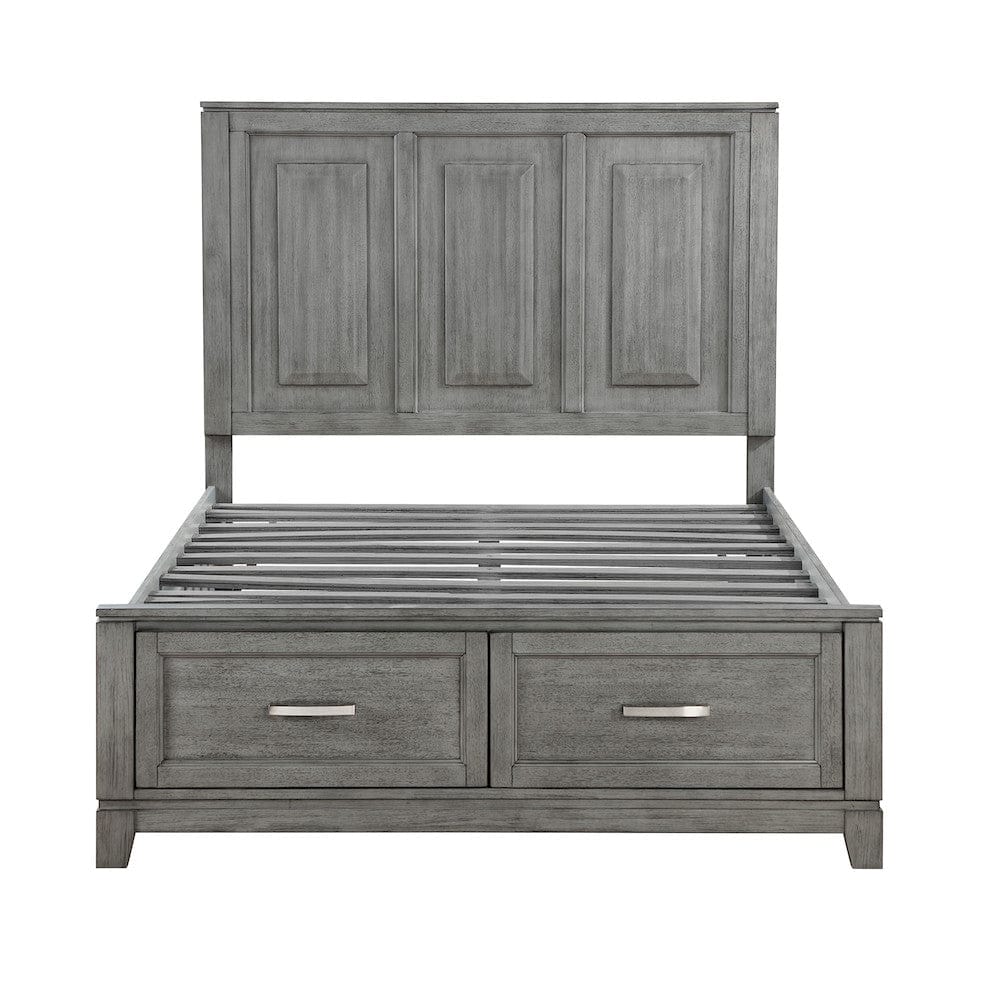 Homelegance  - Garretson Full Platform Bed W/ Footboard Storage - 1450F-1x  view 8