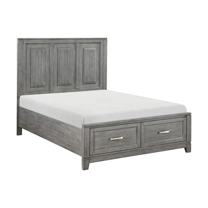 Homelegance  - Garretson Full Platform Bed W/ Footboard Storage - 1450F-1x  view 9