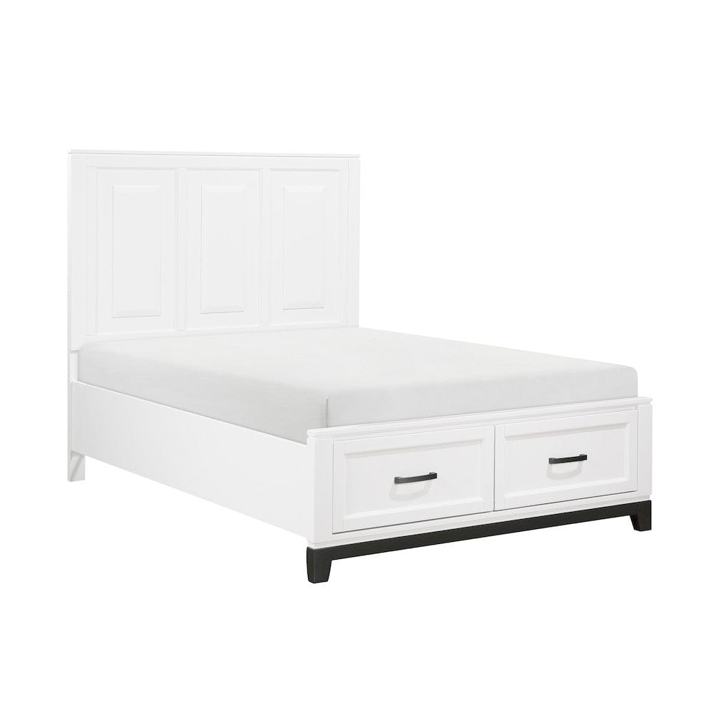 Homelegance  - Garretson Full Platform Bed W/ Footboard Storage - 1450WHF-1x  view 3