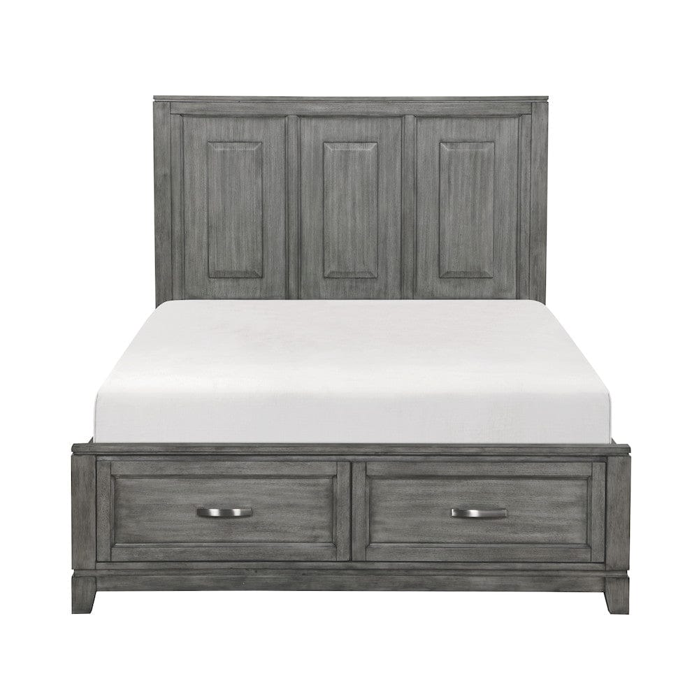 Homelegance  - Garretson Queen Platform Bed W/ Footboard Storage - 1450-1x  view 1
