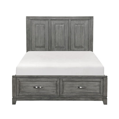 Homelegance  - Garretson Queen Platform Bed W/ Footboard Storage - 1450-1x  view 1