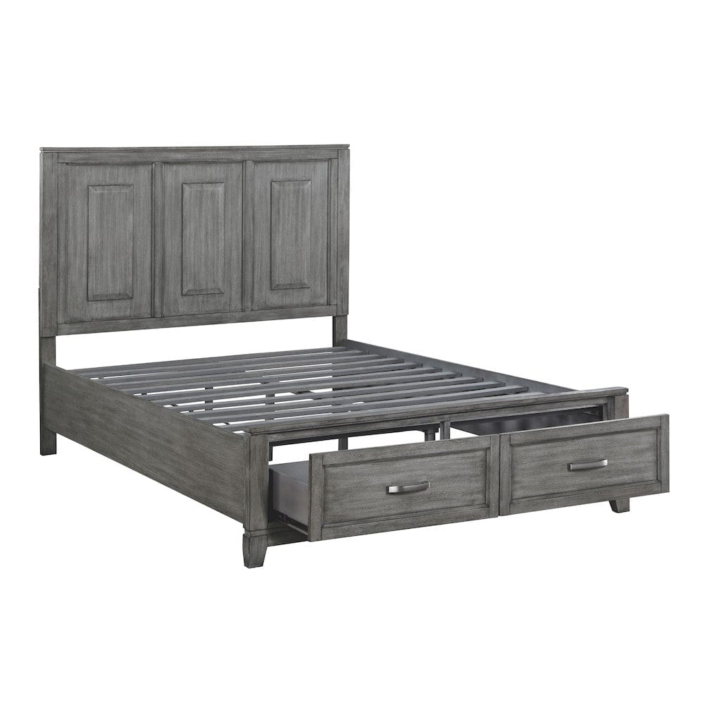 Homelegance  - Garretson Queen Platform Bed W/ Footboard Storage - 1450-1x  view 3