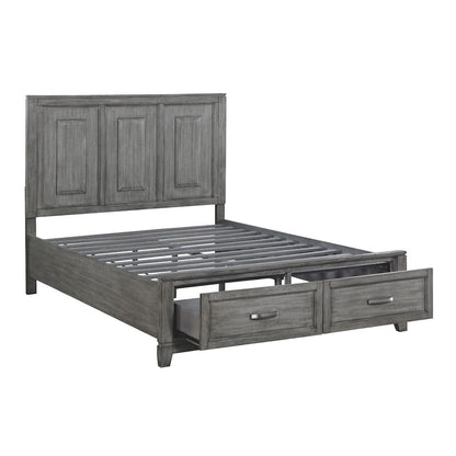 Homelegance  - Garretson Queen Platform Bed W/ Footboard Storage - 1450-1x  view 3