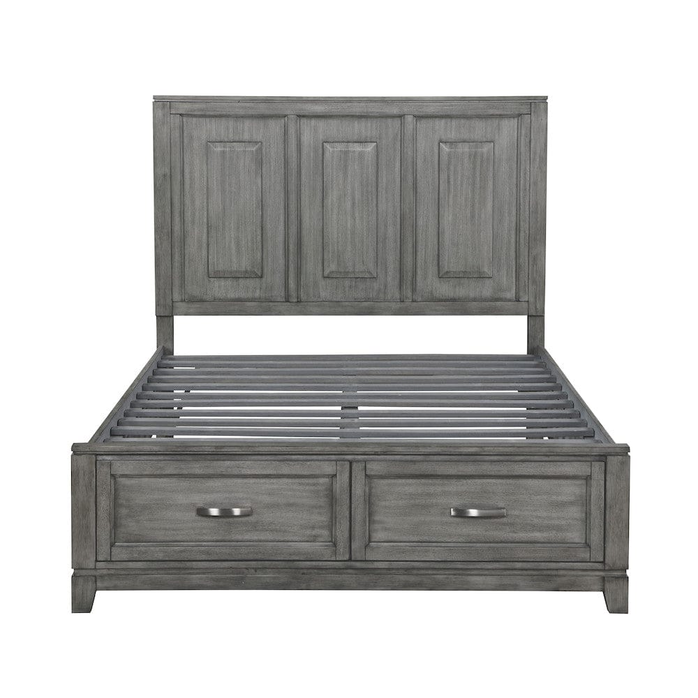 Homelegance  - Garretson Queen Platform Bed W/ Footboard Storage - 1450-1x  view 6