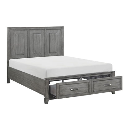 Homelegance  - Garretson Queen Platform Bed W/ Footboard Storage - 1450-1x  view 9