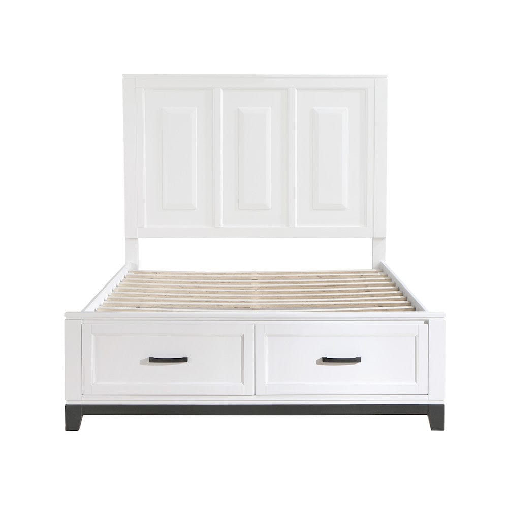 Homelegance  - Garretson Queen Platform Bed W/ Footboard Storage - 1450WH-1x  view 2