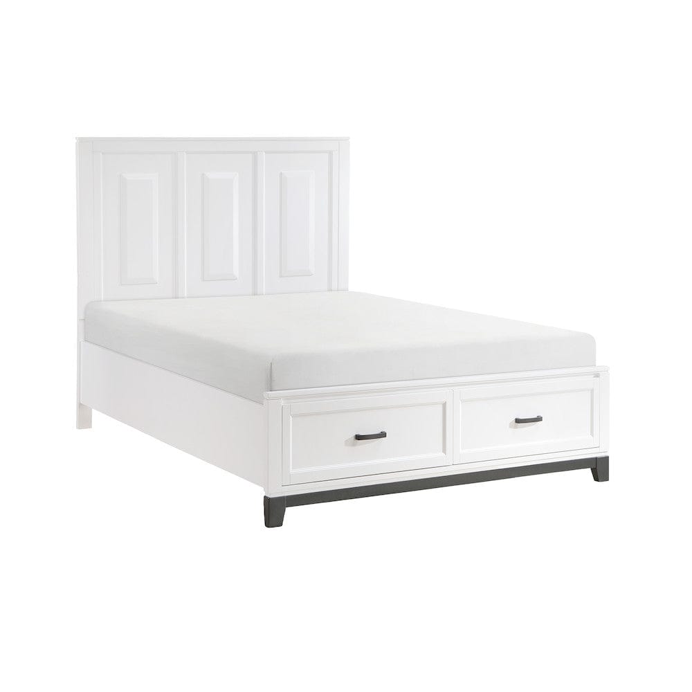 Homelegance  - Garretson Queen Platform Bed W/ Footboard Storage - 1450WH-1x  view 3