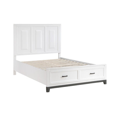 Homelegance  - Garretson Queen Platform Bed W/ Footboard Storage - 1450WH-1x  view 4