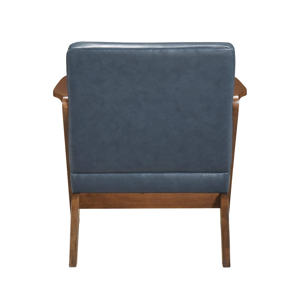 Homelegance  - Gideon Accent Chair in Blue - 1107BUE-1  view 5