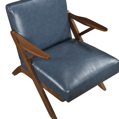 Homelegance  - Gideon Accent Chair in Blue - 1107BUE-1  view 6