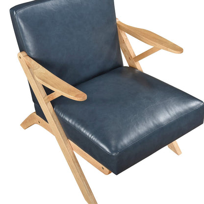Homelegance  - Gideon Accent Chair in Blue - 1107NABUE-1  view 3