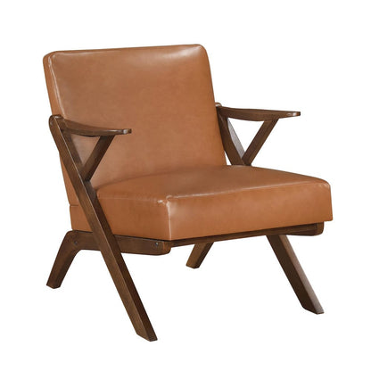 Homelegance  - Gideon Accent Chair in Brown - 1107BRW-1  view 1