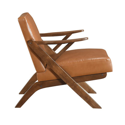 Homelegance  - Gideon Accent Chair in Brown - 1107BRW-1  view 3