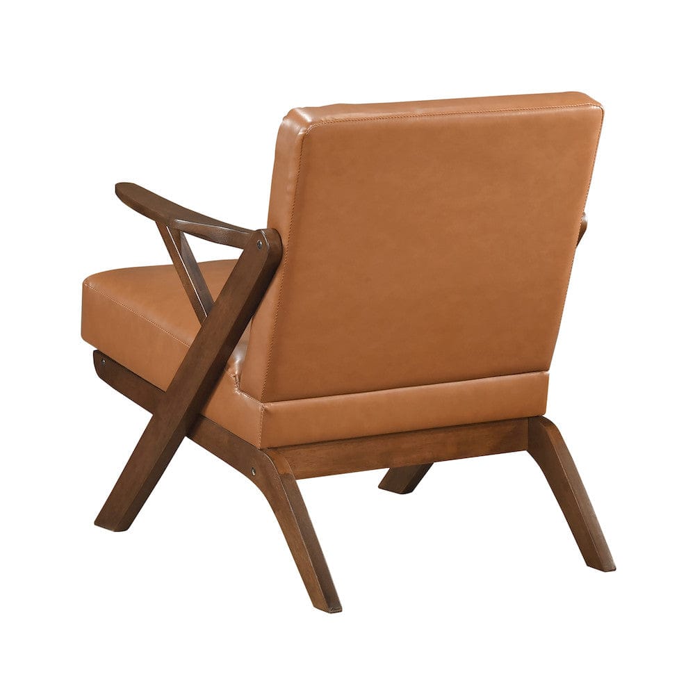 Homelegance  - Gideon Accent Chair in Brown - 1107BRW-1  view 4