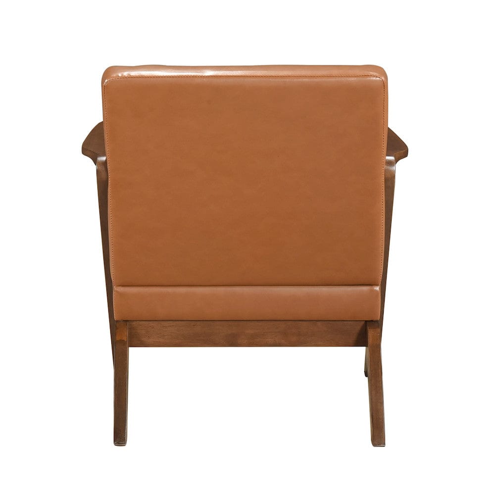 Homelegance  - Gideon Accent Chair in Brown - 1107BRW-1  view 5