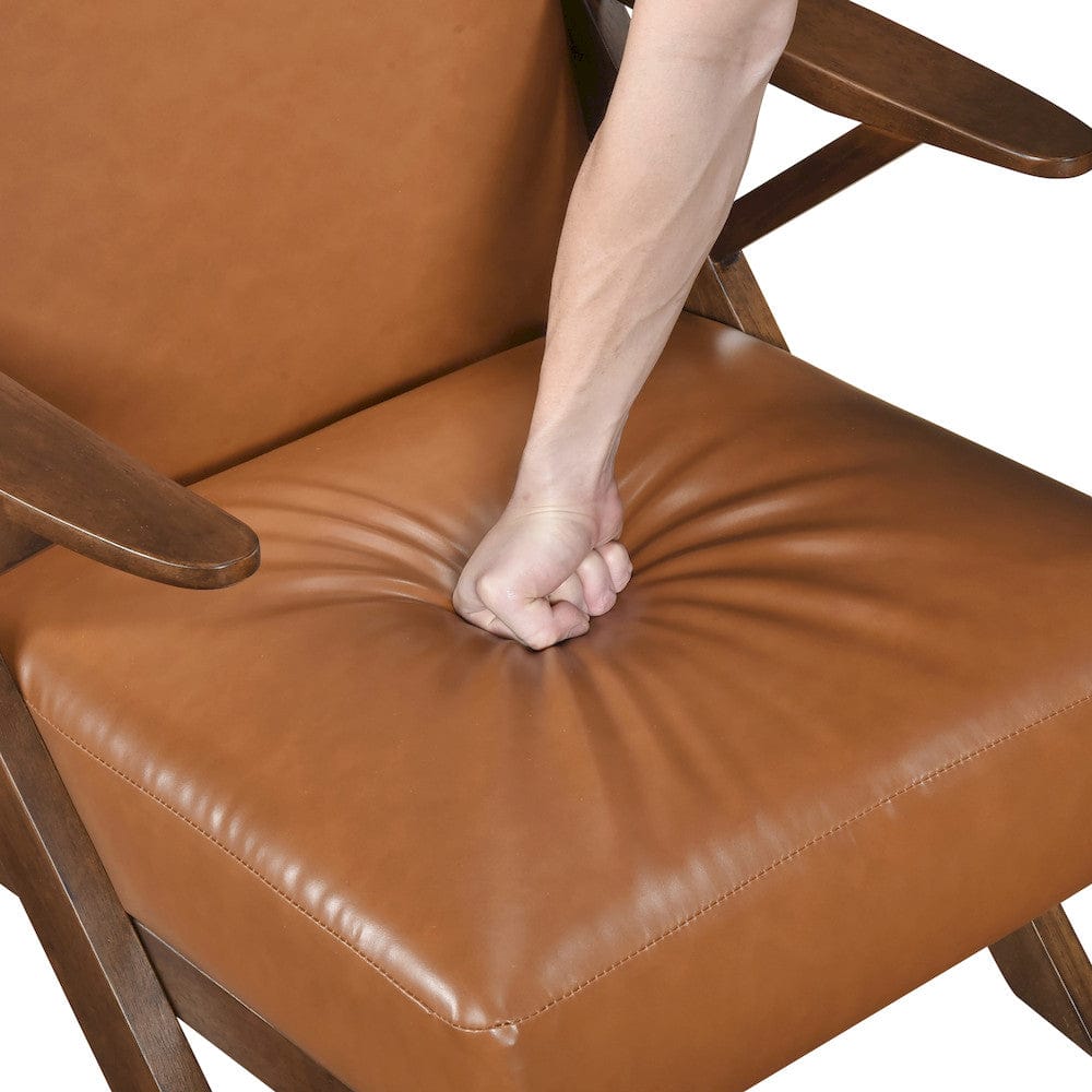 Homelegance  - Gideon Accent Chair in Brown - 1107BRW-1  view 7