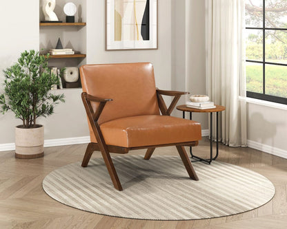 Homelegance  - Gideon Accent Chair in Brown - 1107BRW-1  view 8