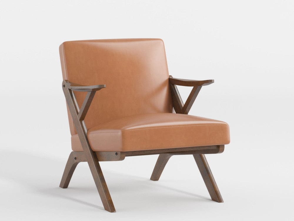 Homelegance  - Gideon Accent Chair in Brown - 1107BRW-1  view 10