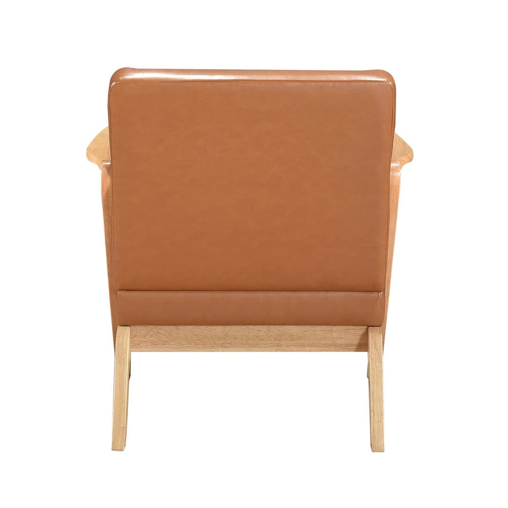 Homelegance  - Gideon Accent Chair in Brown - 1107NABRW-1  view 7