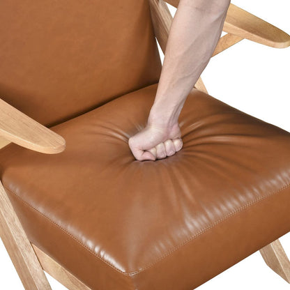 Homelegance  - Gideon Accent Chair in Brown - 1107NABRW-1  view 9