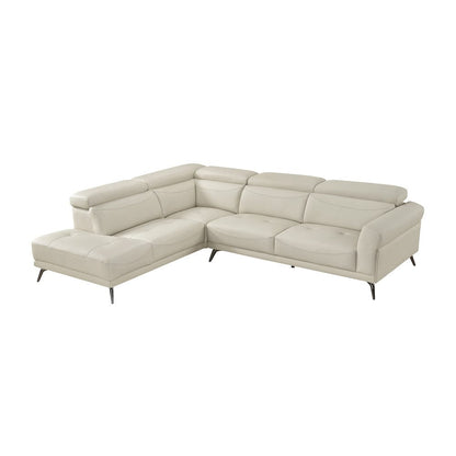 Homelegance  - Giselle 2-Piece Sectional W/ Left Side Chaise in Beige - 8456BEGx2LC2R  view 1