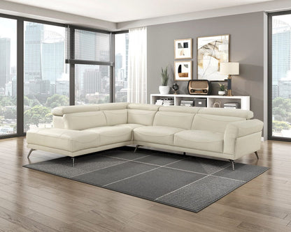 Homelegance  - Giselle 2-Piece Sectional W/ Left Side Chaise in Beige - 8456BEGx2LC2R  view 3