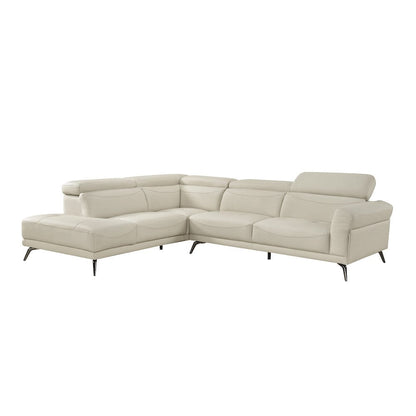 Homelegance  - Giselle 2-Piece Sectional W/ Left Side Chaise in Beige - 8456BEGx2LC2R  view 5