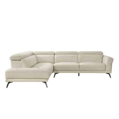 Homelegance  - Giselle 2-Piece Sectional W/ Left Side Chaise in Beige - 8456BEGx2LC2R  view 10