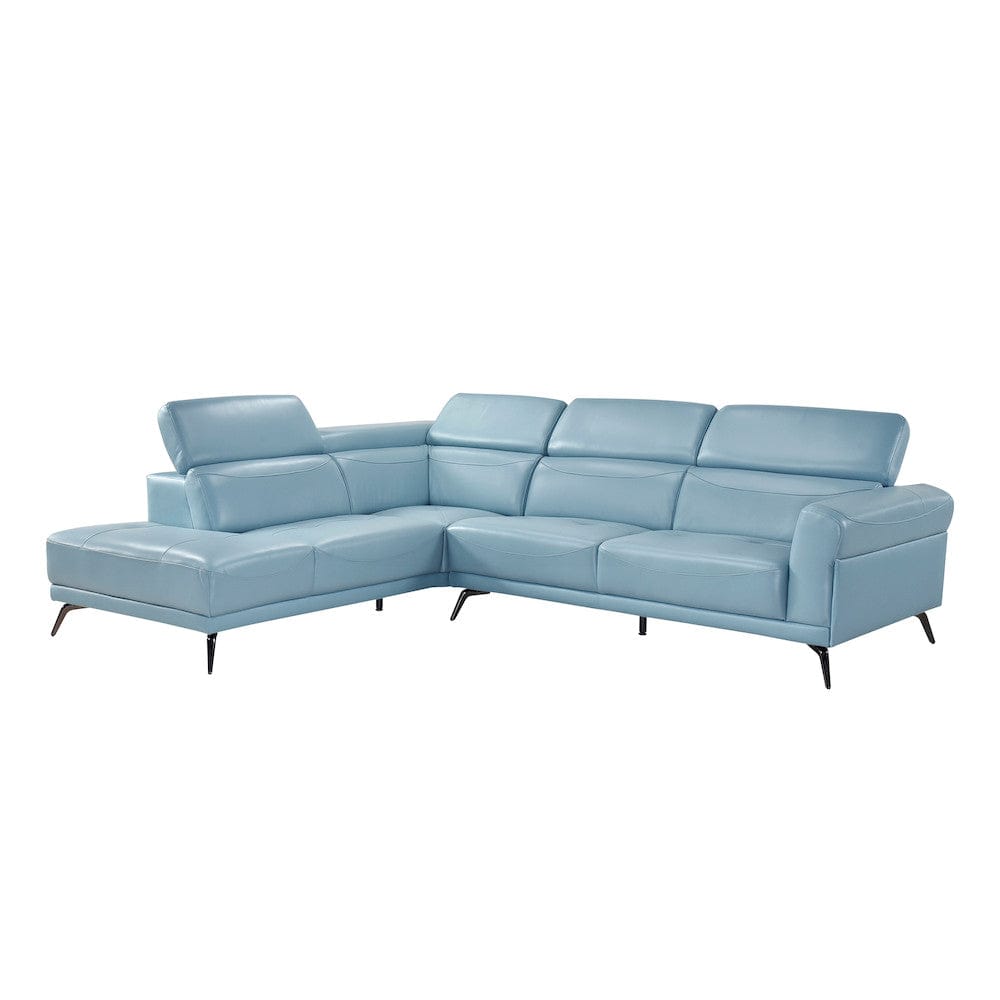 Homelegance  - Giselle 2-Piece Sectional W/ Left Side Chaise in Blue - 8456BUEx2LC2R  view 1