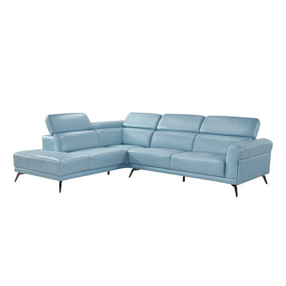 Homelegance  - Giselle 2-Piece Sectional W/ Left Side Chaise in Blue - 8456BUEx2LC2R  view 1