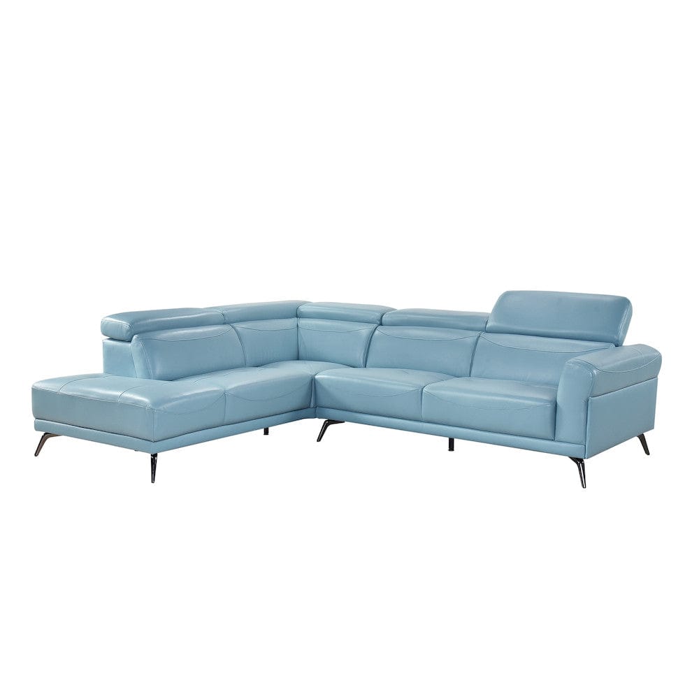 Homelegance  - Giselle 2-Piece Sectional W/ Left Side Chaise in Blue - 8456BUEx2LC2R  view 2