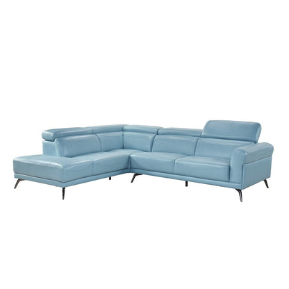 Homelegance  - Giselle 2-Piece Sectional W/ Left Side Chaise in Blue - 8456BUEx2LC2R  view 2