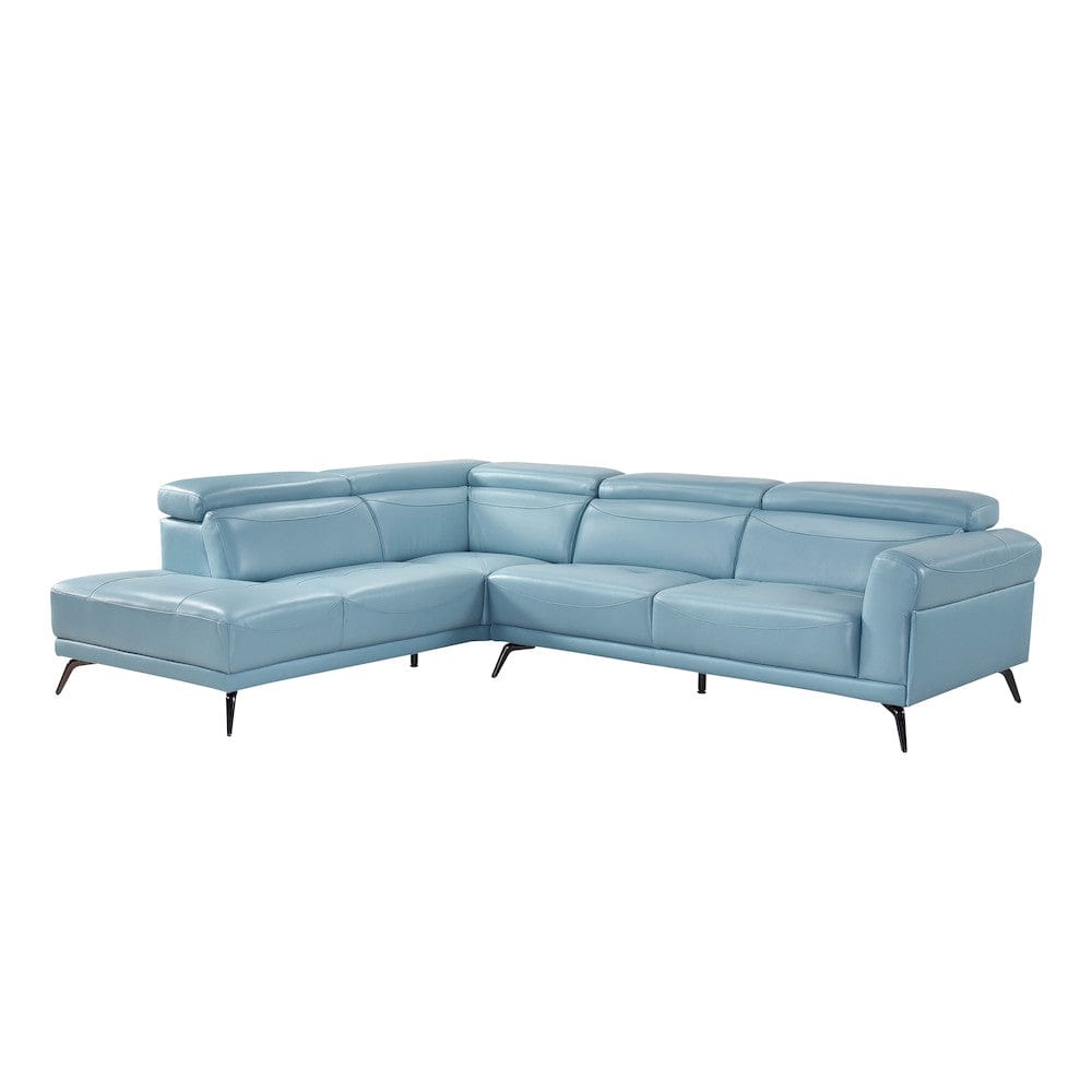 Homelegance  - Giselle 2-Piece Sectional W/ Left Side Chaise in Blue - 8456BUEx2LC2R  view 3