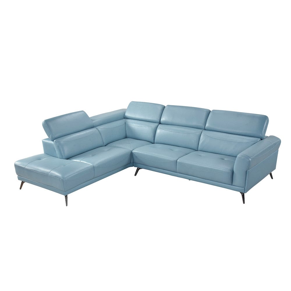 Homelegance  - Giselle 2-Piece Sectional W/ Left Side Chaise in Blue - 8456BUEx2LC2R  view 4