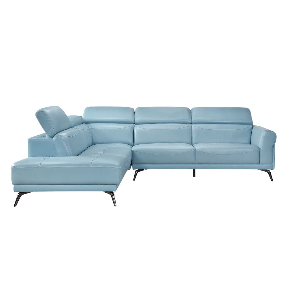 Homelegance  - Giselle 2-Piece Sectional W/ Left Side Chaise in Blue - 8456BUEx2LC2R  view 6