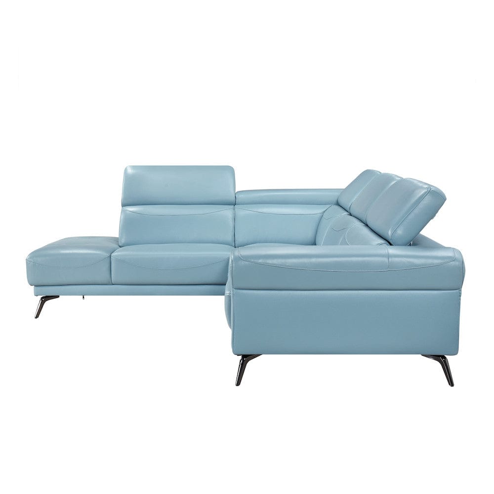 Homelegance  - Giselle 2-Piece Sectional W/ Left Side Chaise in Blue - 8456BUEx2LC2R  view 9