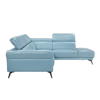Homelegance  - Giselle 2-Piece Sectional W/ Right Side Chaise in Blue - 8456BUEx22LRC  view 9