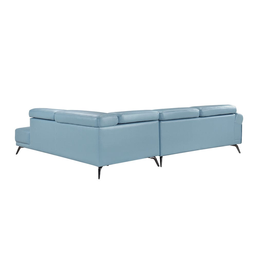 Homelegance  - Giselle 2-Piece Sectional W/ Right Side Chaise in Blue - 8456BUEx22LRC  view 12