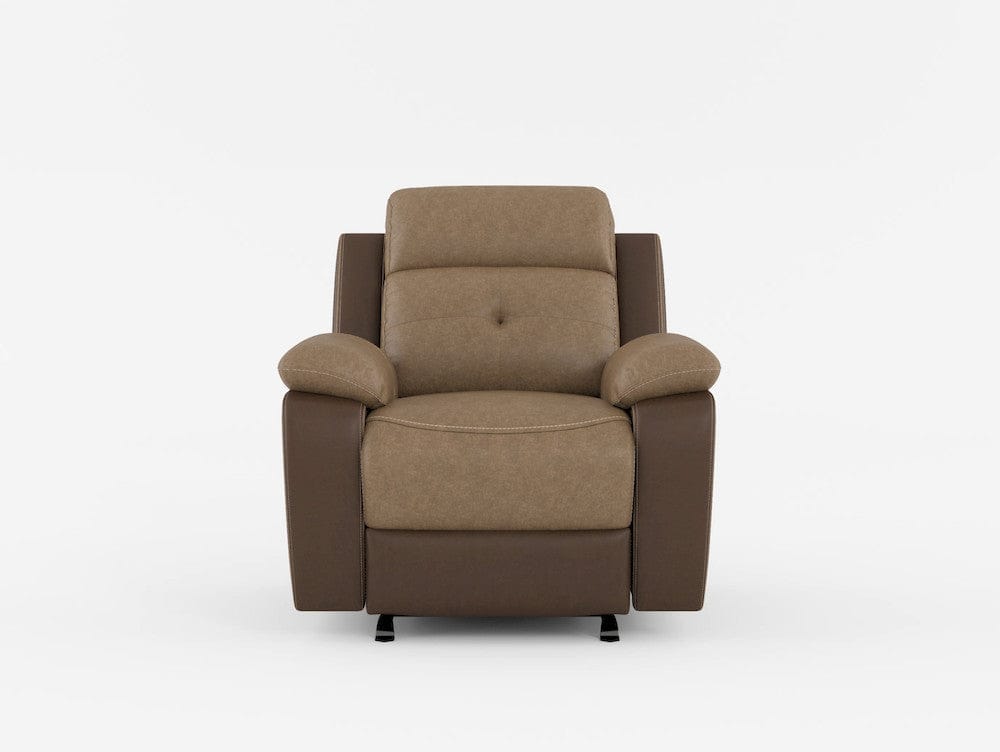 Homelegance  - Glendale Glider Reclining Chair in Brown - 8599BR-1  view 9