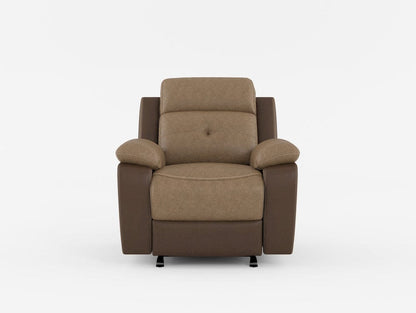 Homelegance  - Glendale Glider Reclining Chair in Brown - 8599BR-1  view 9