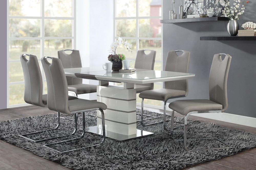 Homelegance  - Glissand Side Chair in Gray - 5599S  view 3