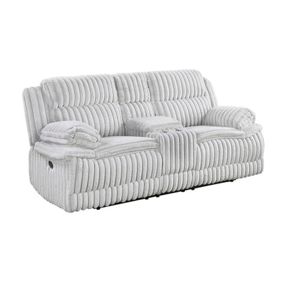 Homelegance  - Goodland Double Reclining Love Seat W/ Center Console in Gray - 9577GY-2  view 1