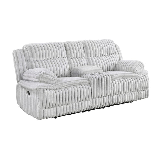 Homelegance  - Goodland Double Reclining Love Seat W/ Center Console in Gray - 9577GY-2  view 1