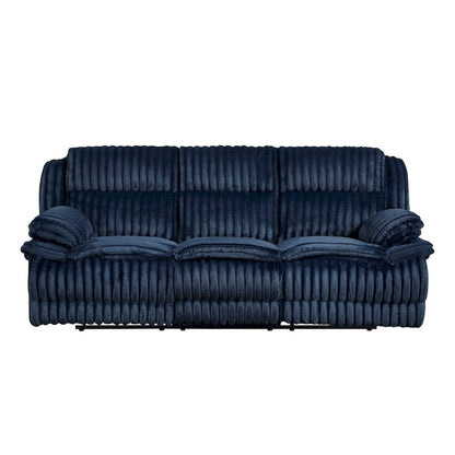 Homelegance  - Goodland Double Reclining Sofa in Blue - 9577BU-3  view 1