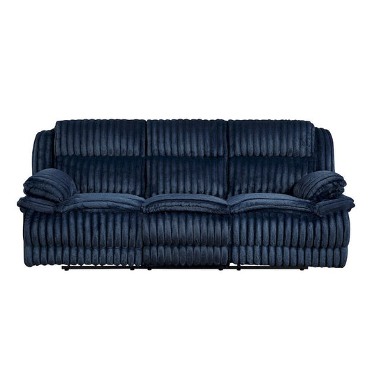 Homelegance  - Goodland Double Reclining Sofa in Blue - 9577BU-3  view 1