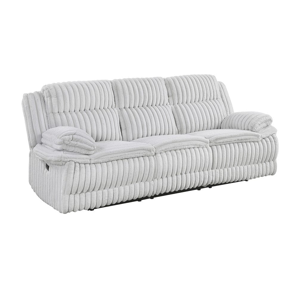 Homelegance  - Goodland Double Reclining Sofa in Gray - 9577GY-3  view 2