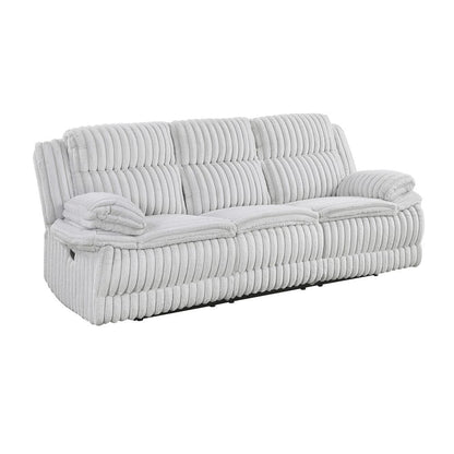 Homelegance  - Goodland Double Reclining Sofa in Gray - 9577GY-3  view 2