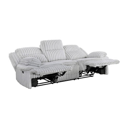 Homelegance  - Goodland Double Reclining Sofa in Gray - 9577GY-3  view 4