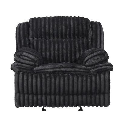 Homelegance  - Goodland Glider Reclining Chair in Black - 9577BK-1  view 4